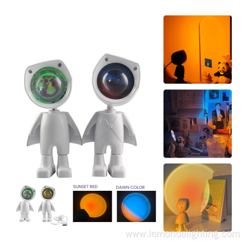 USB Creative Astronaut Living Room Bedroom Night Light